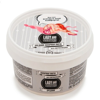 Сахарная паста для депиляции средняя Lady&Maestro